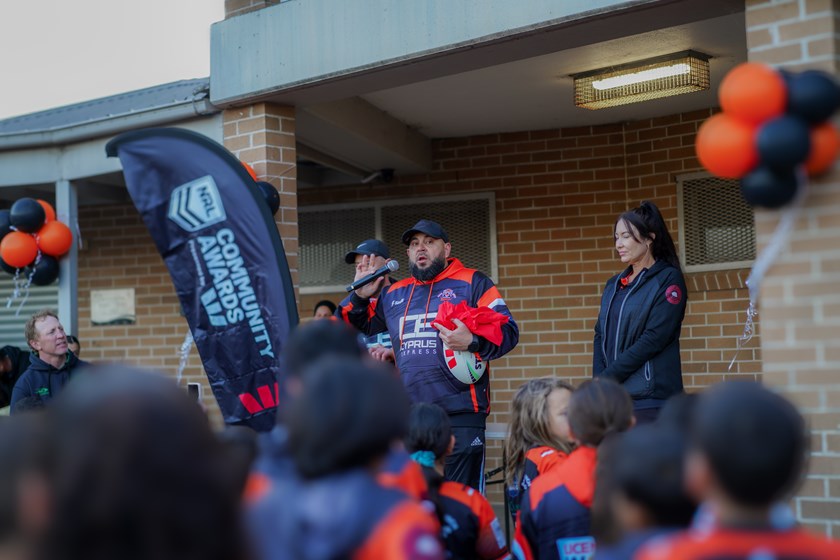 Greenacre Tigers Club Secretary Khalil Kouayder was awarded the 2024 NRL Volunteer of the Year