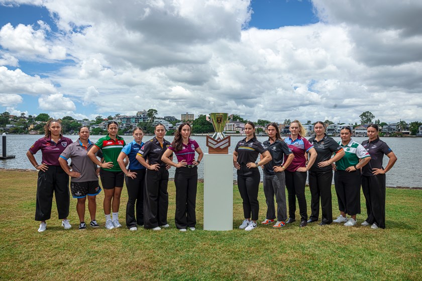 Queensland's BMD Premiership representatives at the QRL statewide competitions launch.