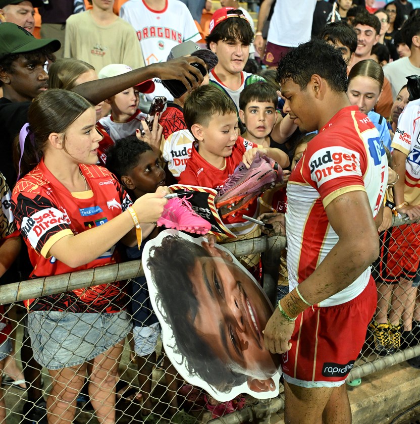 Selwyn Cobbo's was a popular signature in Darwin.