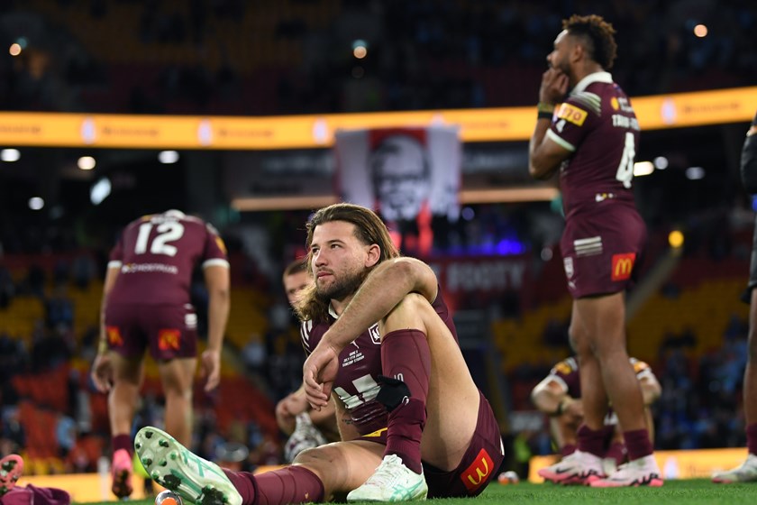 Disappointment after losing Game Three in 2024.