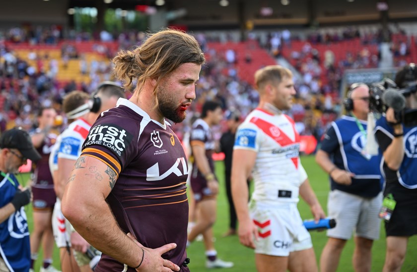 Pat Carrigan after the game against the Dragons.