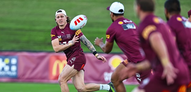 Boy from the bush ready to Mann up and play his role