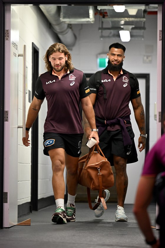 Pat Carrigan will join Payne Haas at prop to start Brisbane's season.