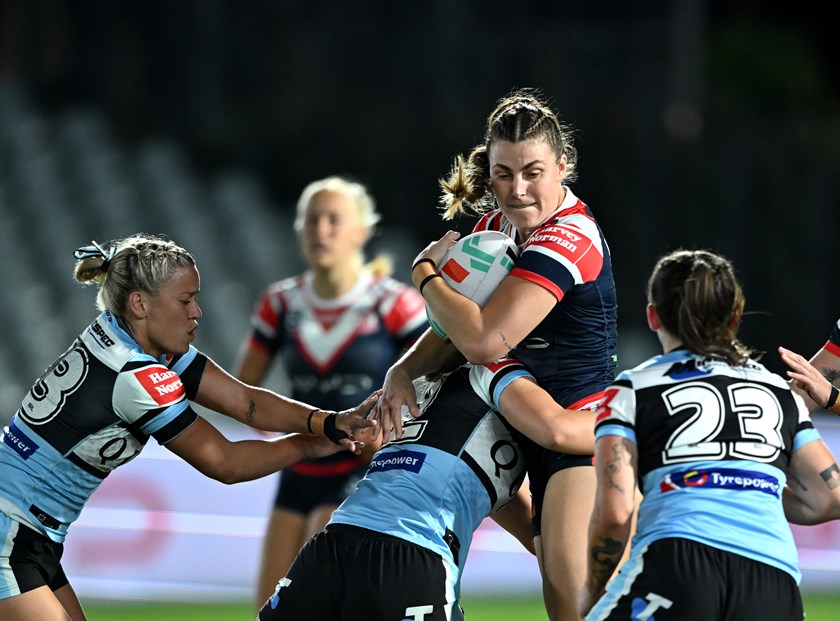 Jess Sergis is a key performer for the Roosters.