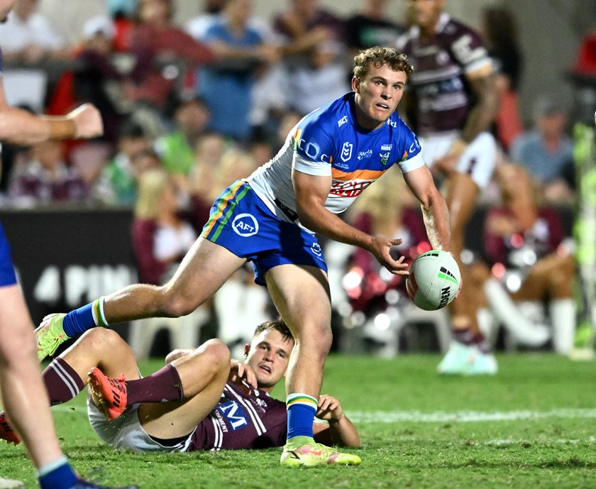 Owen Pattie in actin for the Raiders.