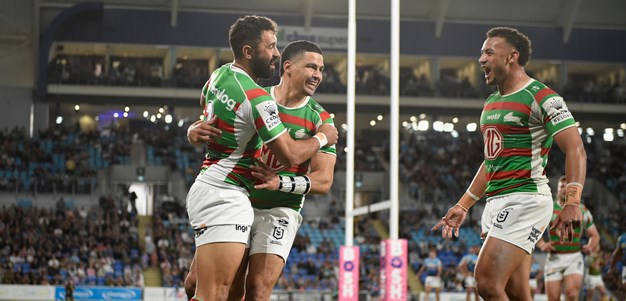 AJ hat-trick propels Souths to big win amid injuries to Origin stars