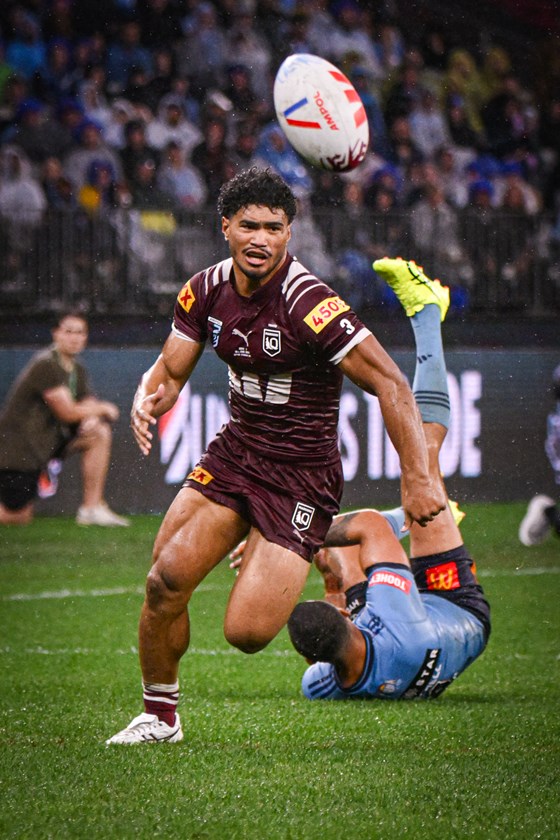 Rob Toia chases after the ball in Game Two.