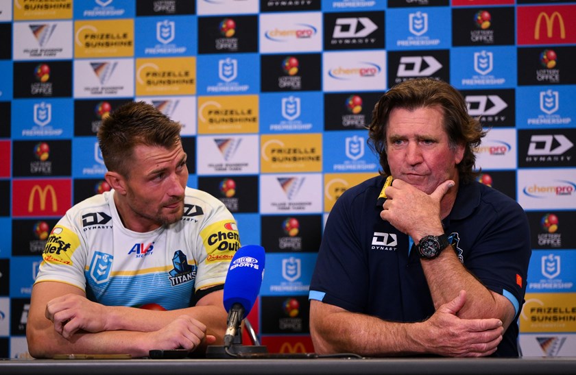 Kieran Foran and Des Hasler will wind up their time at the Titans together after Round 27. 