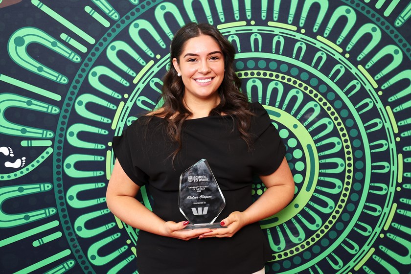 Chelsea Clapson was named University Student of the Year at Thursday's School to Work Awards. 