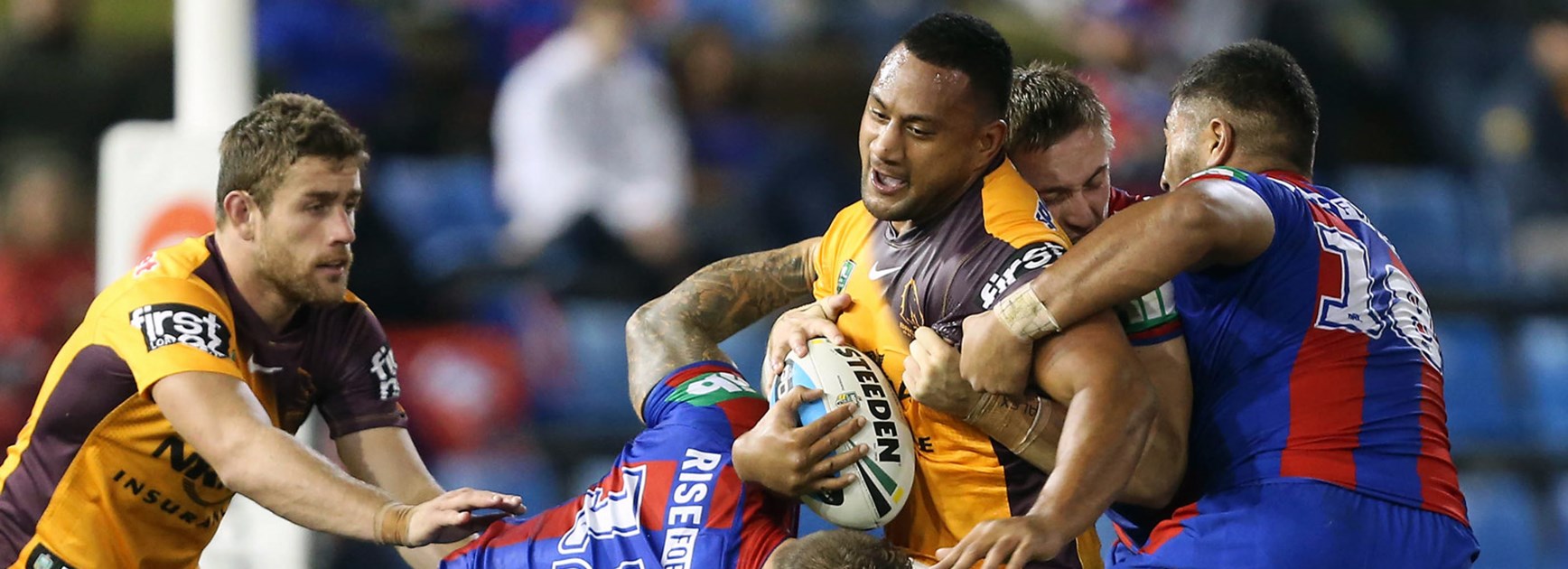 Francis Molo played five NRL games for the Broncos in season 2015.