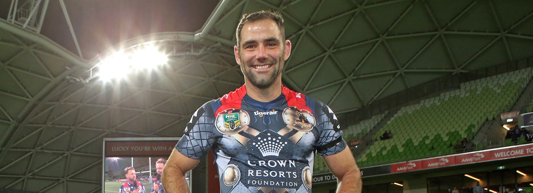 Melbourne Storm captain Cameron Smith.