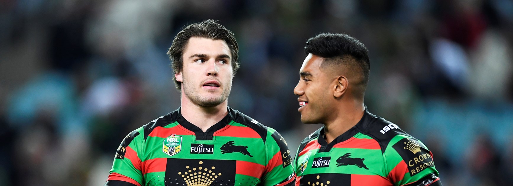 Rabbitohs second-rower Angus Crichton.
