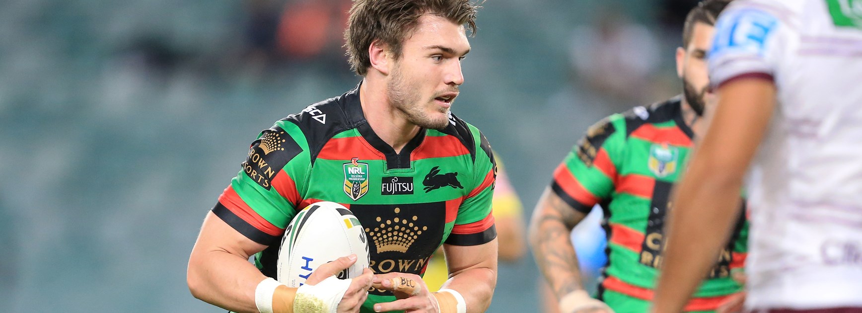 Rabbitohs second-rower Angus Crichton.