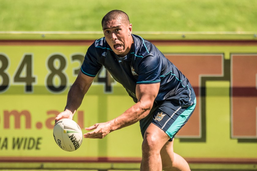Gold Coast Titans recruit Leilani Latu.
