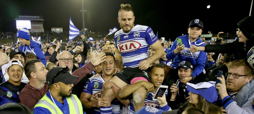 The Bulldogs farewell Josh Reynolds in 2017.