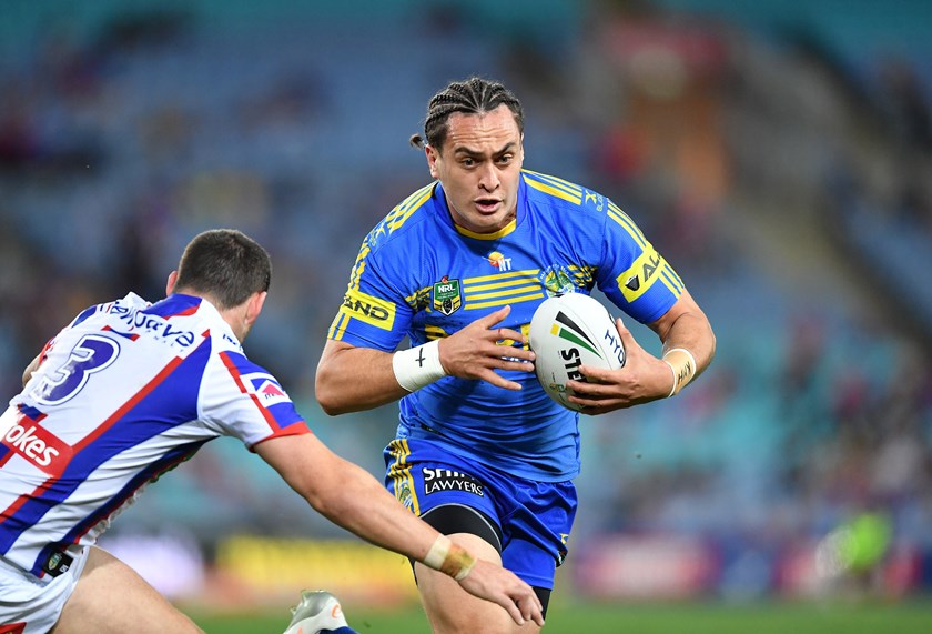 Parramatta Eels second-rower Brad Takairangi.