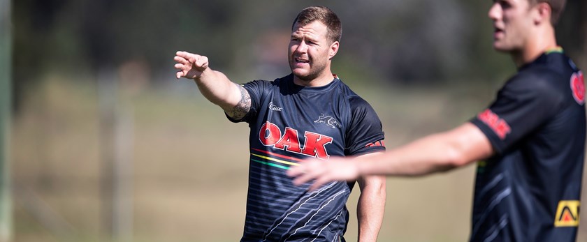 Panthers lock Trent Merrin.