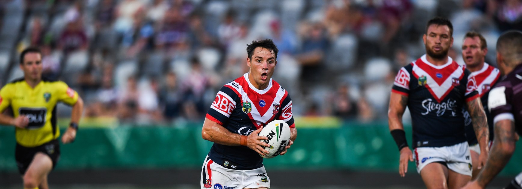 Roosters halfback Cooper Cronk.