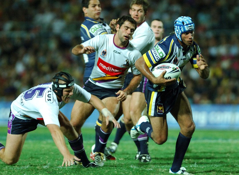 North Queensland Cowboys half Johnathan Thurston.