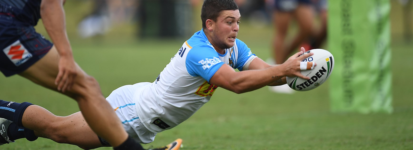 Titans halfback Ash Taylor.