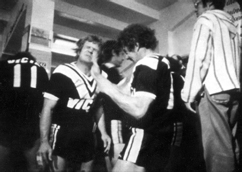 Tommy Raudonikis cops a slap.