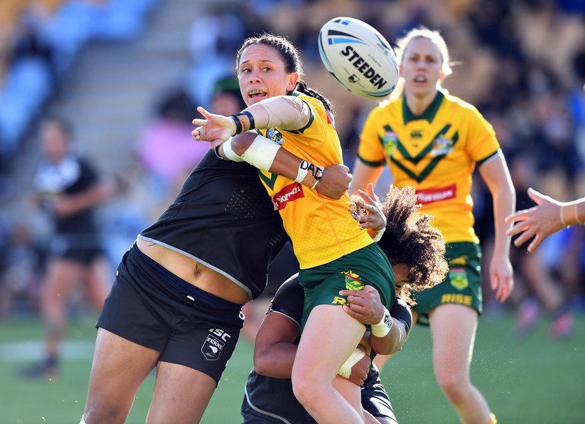 Jillaroos hooker Brittany Breayley.