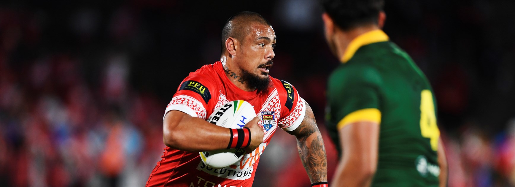 Tonga forward Sika Manu.