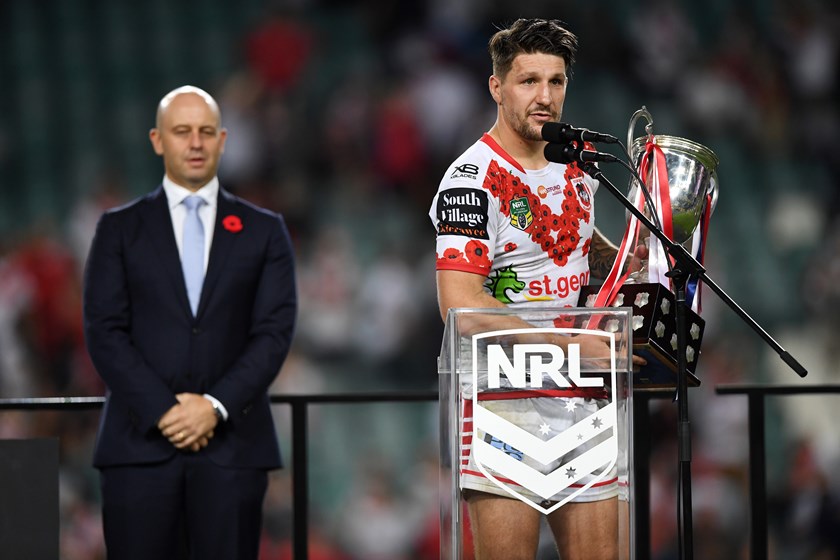 St George Illawarra captain Gareth Widdop.