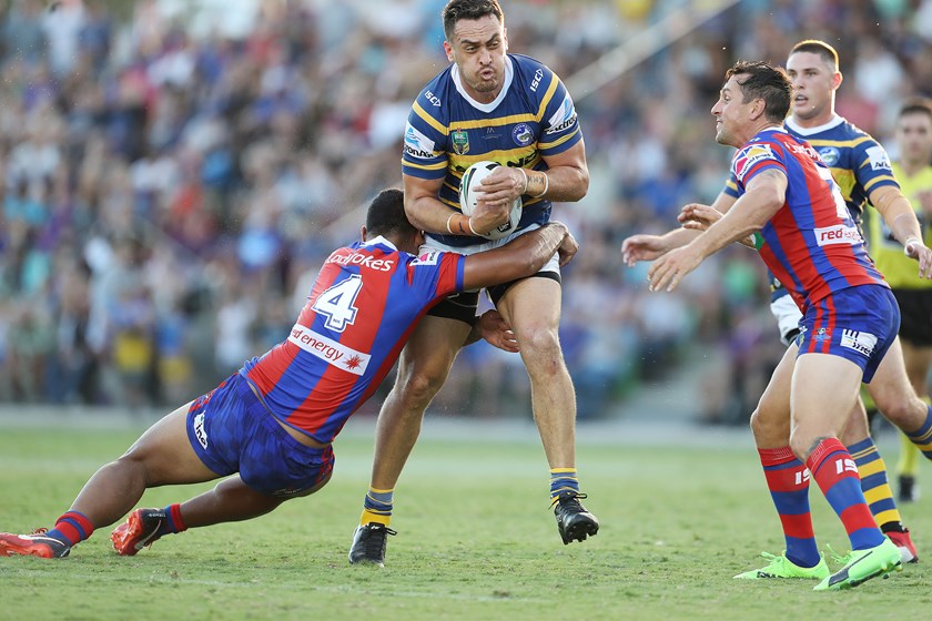 Eels second-rower Brad Takairangi.