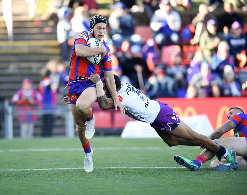 Knights fullback Kalyn Ponga.