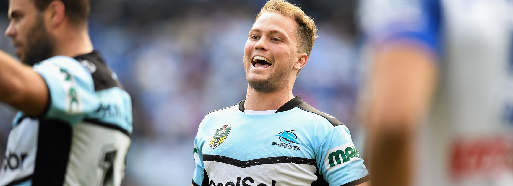 Sharks five-eighth Matt Moylan.