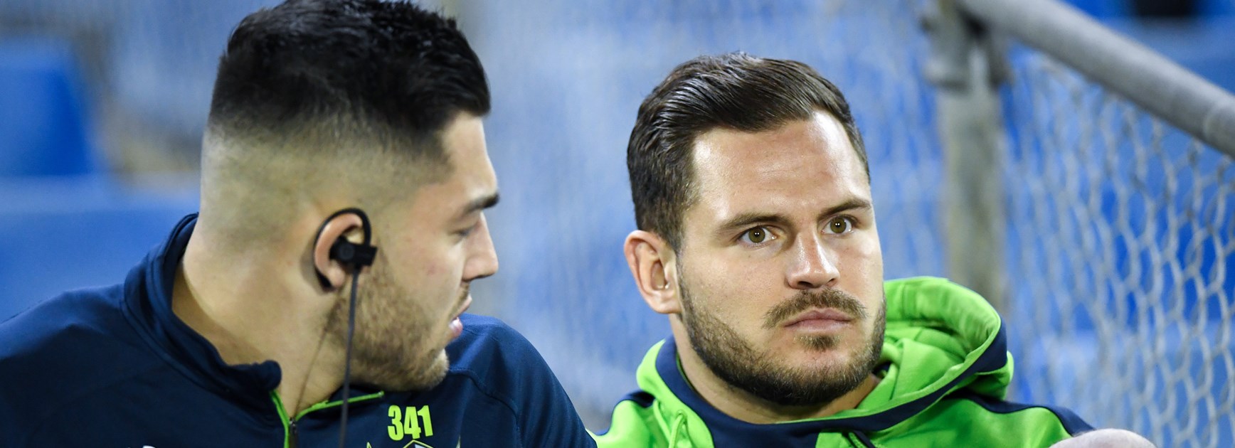 Raiders five-eighth Aidan Sezer.