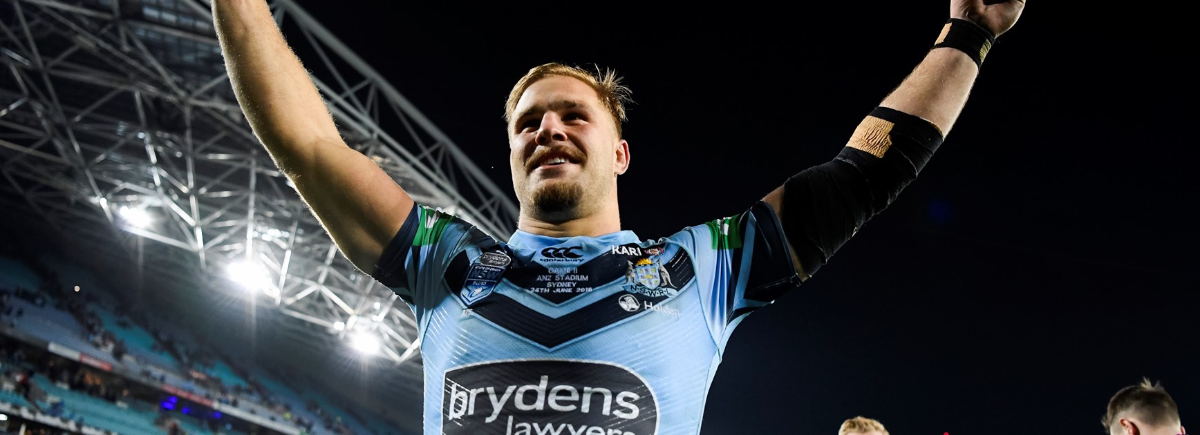 NSW Blues lock Jack De Belin.
