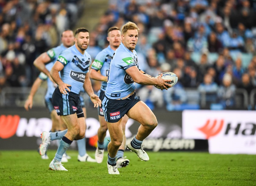 NSW Blues lock Jack De Belin.