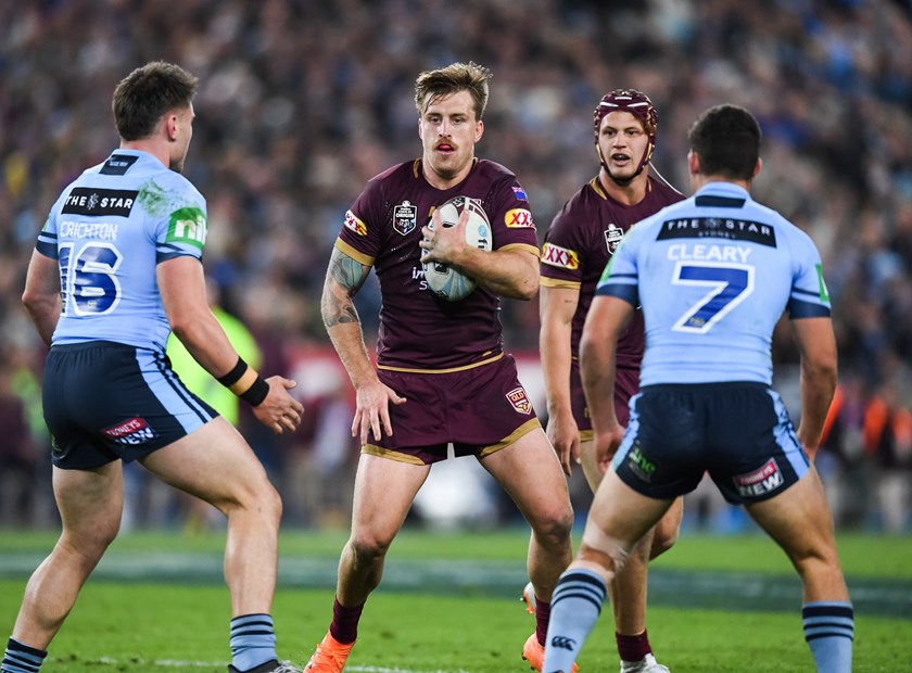 Maroons five-eighth Cameron Munster.