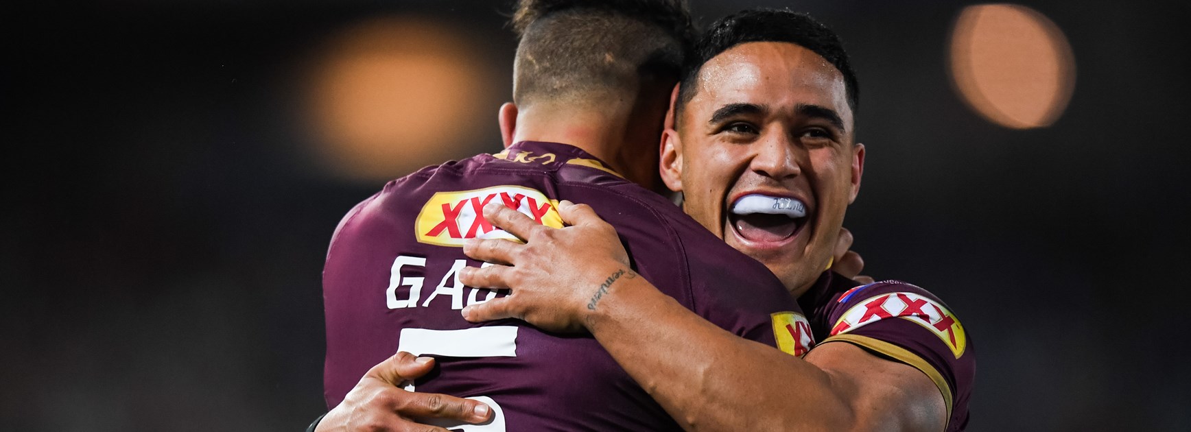 Valentine Holmes and Dane Gagai.