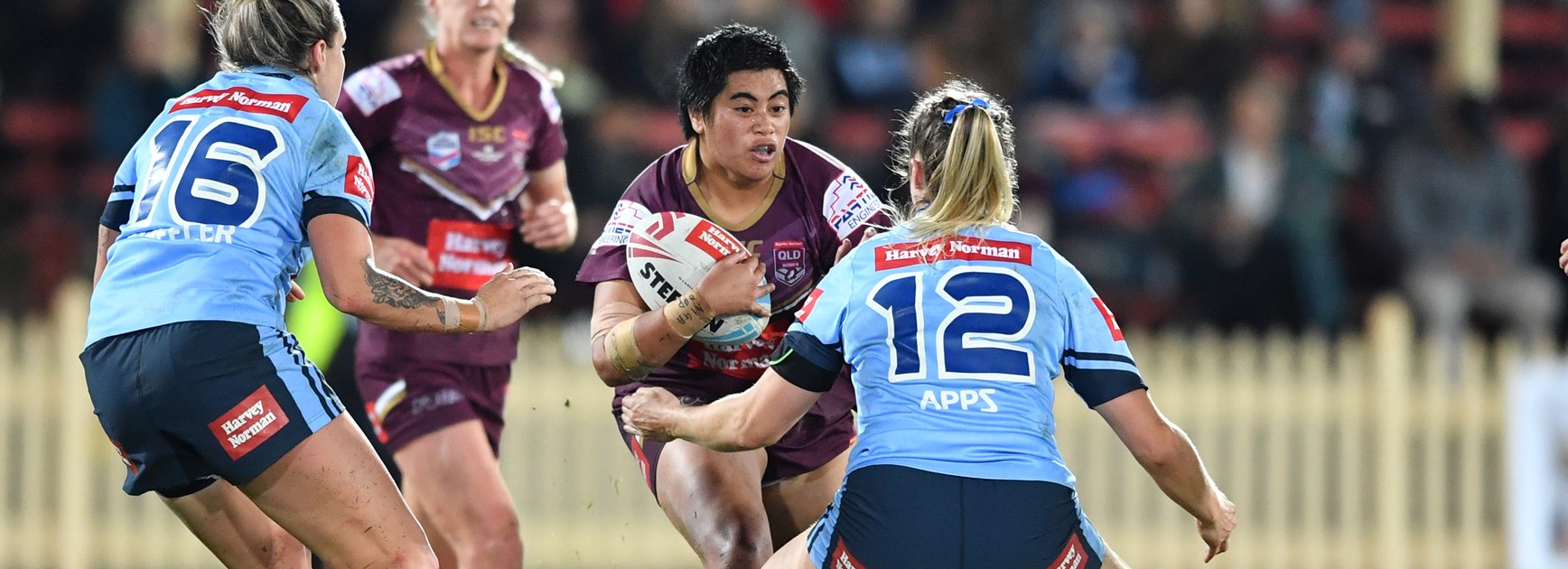 Maroons back-rower Maitua Feterika.