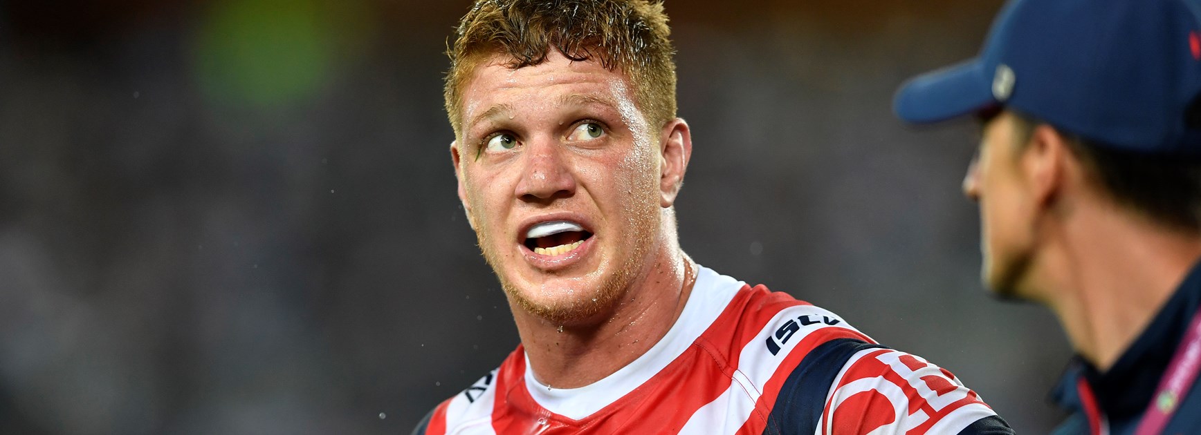 Roosters prop Dylan Napa.