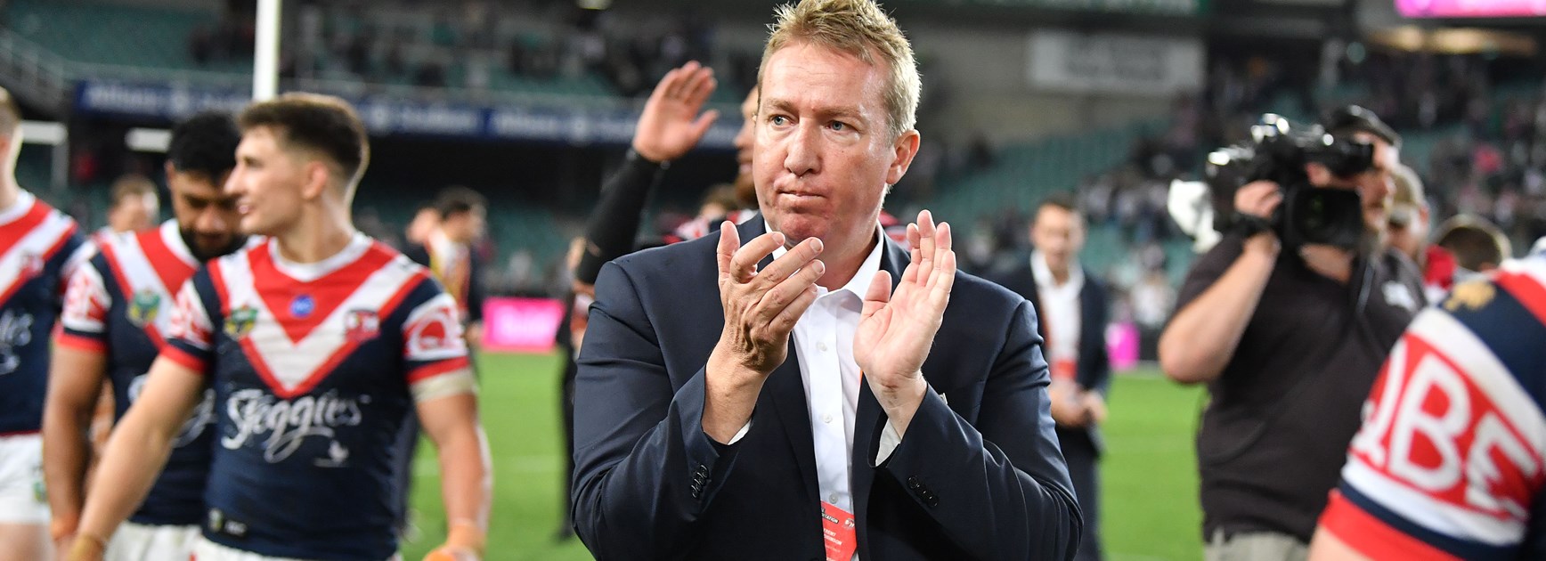 Roosters coach Trent Robinson.