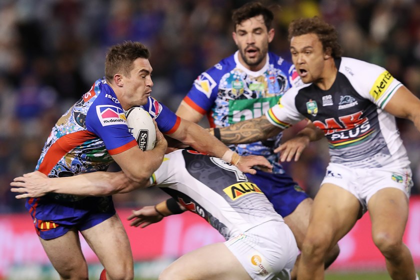 Knights five-eighth Connor Watson.