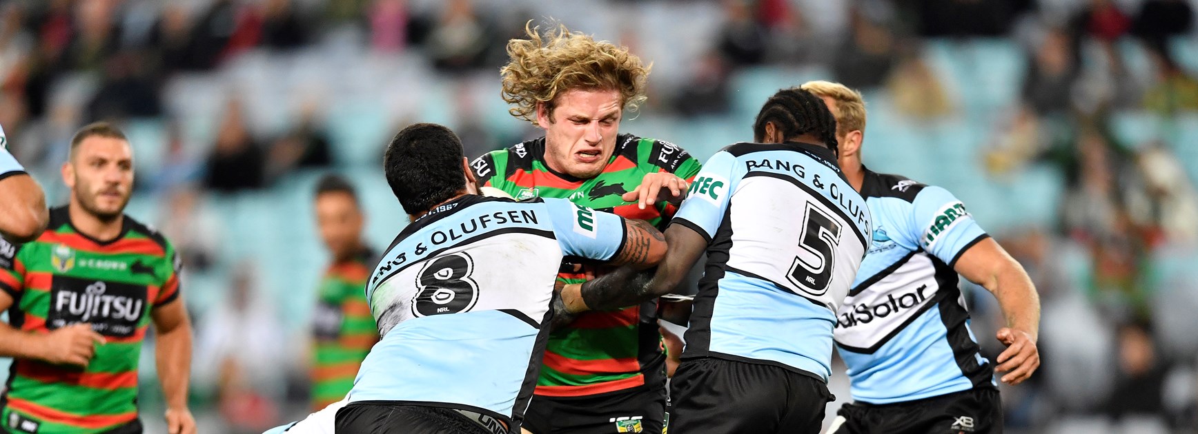 South Sydney prop George Burges.