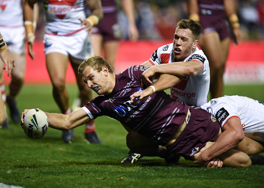 Manly fullback Tom Trbojevic.