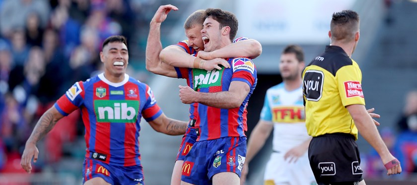 Knights fullback Nick Meaney.