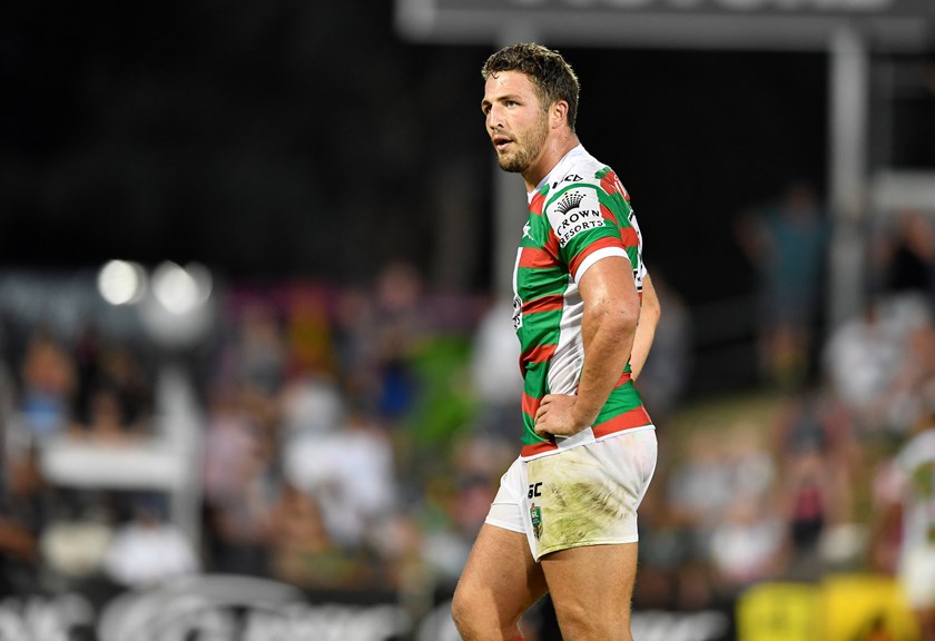 Rabbitohs forward Sam Burgess.
