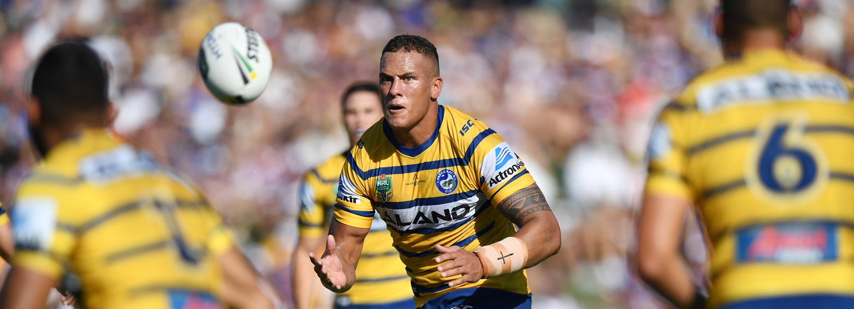 Eels prop Kane Evans.