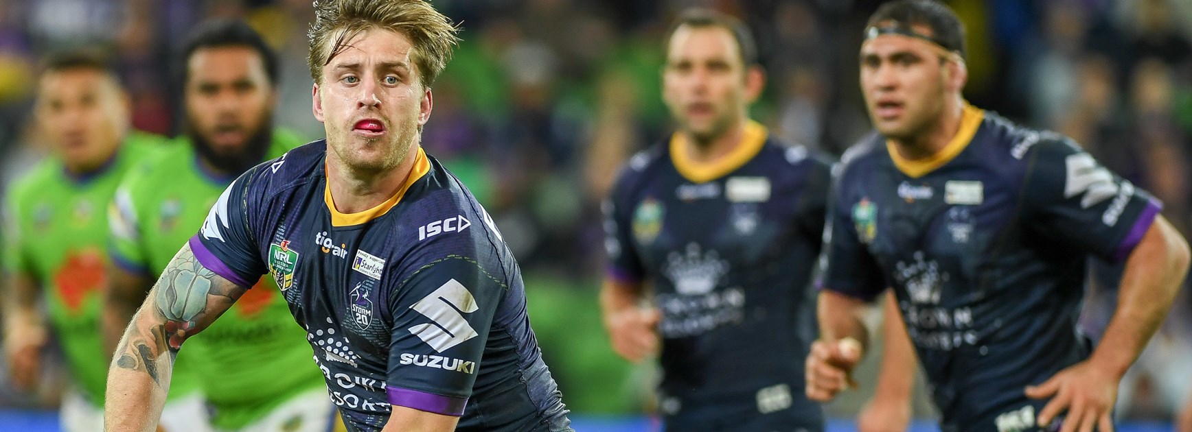 Storm five-eighth Cameron Munster.