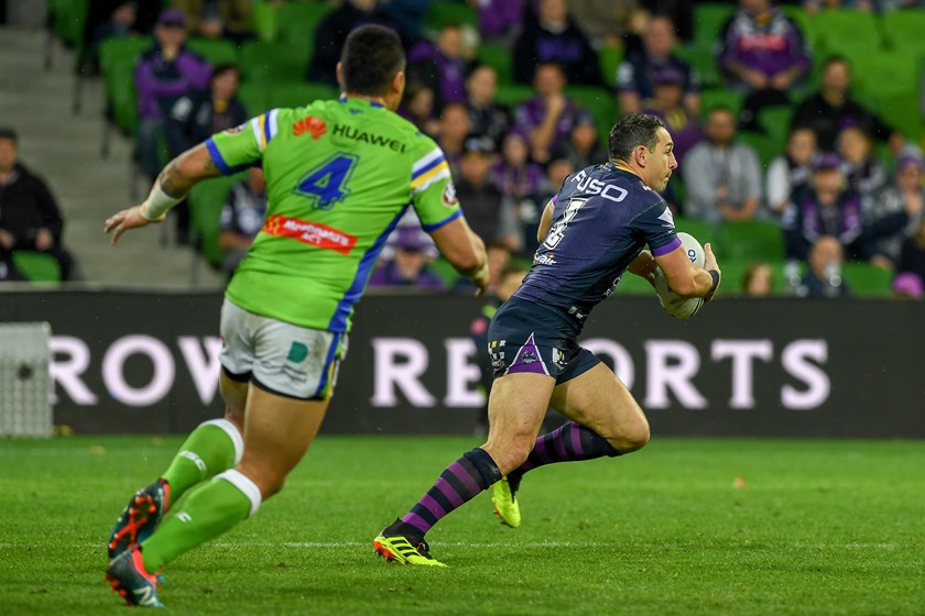 Storm fullback Billy Slater.