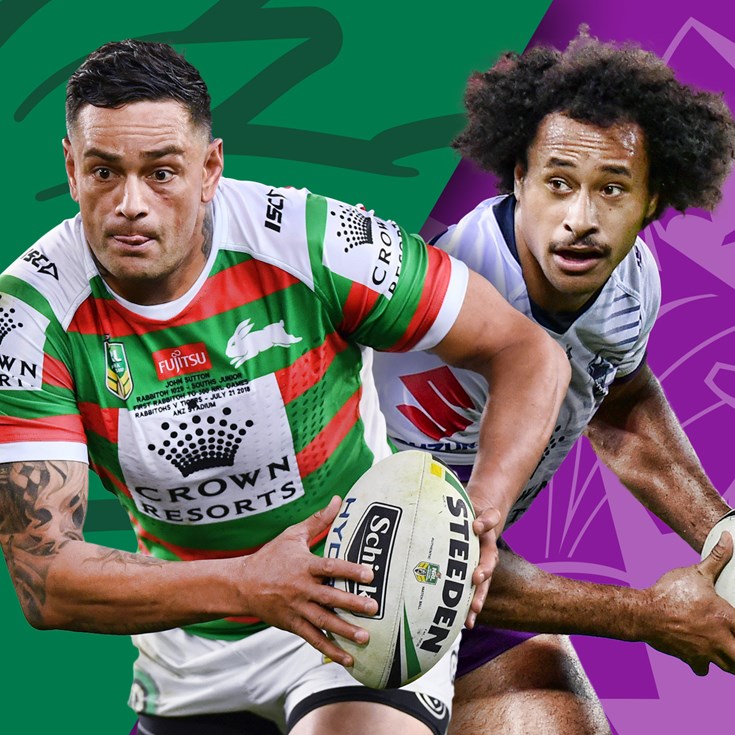 Rabbitohs v Storm: Jennings, Vunivalu out