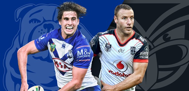 Bulldogs v Warriors: Frawley to start; Warriors 1-17