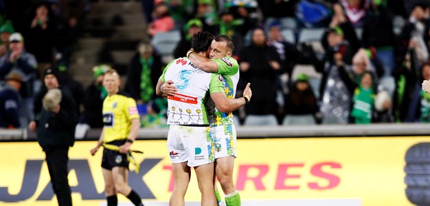 Raiders win a close one to knock Roosters off top spot